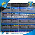 Anti-Counterfeit Feature and Adhesive Sticker Type Security Hologram